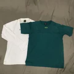 オークリー サイズ JPN XL 半袖 シャツ グリーン系 / 長袖 カットソー ホワイト系 メンズ トップス 計2点 OAKLEY 6416979