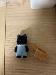 シルバニアファミリー 青い耳の黒猫