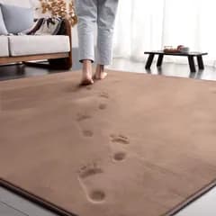 ラグ カーペット 低反発 ラグマット 1.5畳 130x185cm 厚手15mm 防音 洗える 滑り止め付 床暖房 ホットカーペット対応 防ダニ 抗菌 撥水加工 ふわっと手触り フランネル じゅうたん ブラウン AICOMRI★m 7719f3d0
