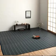 防止ラグ 防音マット へこみ 畳 フロアマット 畳 畳上敷き カーペット キャンプ・花見などアウトドアでも活躍 夏は肌に密着しにくくベタつかない 4.5畳 水こぼしや汚れに強くてお手入れ簡単な洗えるラグ 傷がつきにくく引っ掻き傷にも強い丈夫なPP素材で作ったカ