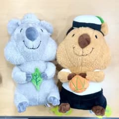 葉っぱ クォッカ マーモット ヌートリア ハムスター カピバラ 中型人形ガチャぬいぐるみ 新品 まとめ