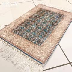 【数量限定】長方形 60×41 トルコ製絨毯 ラグ ペルシャ風 マット 北欧花柄 ラグマットオリエンタルカーペット アンティーク ヴィンテージ モロッコラグ