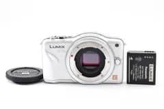 ★美品★ Panasonic ミラーレス一眼カメラ LUMIX GF3 本体のみ ホワイト DMC-GF3　＃8914000