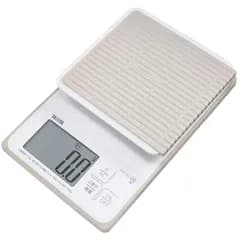 タニタ クッキングスケール キッチン はかり 料理 防水 デジタル 3kg 0.1g単位 KW-320 WH 洗えるキッチンスケール 0