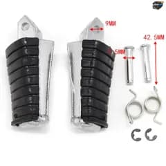 ヤマハ V-STAR XVS 650 400 XV400 VMX1200 XJ700S VJ700 XV700 750 920 1100 VJ700 用オートバイ用フロントフットレスト/フットペグ