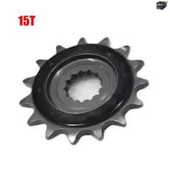 15T サイレント耐久性モーターサイクルフロントスプロケットチェーンホイールフライホイールピニオン（ベネリ TRK702 TRK702X BJ700-5F用）