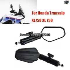 ホンダ トランザルプ XL750 XL 750 オートバイ用バックミラー サイドミラー 調節可能 折りたたみ式バックミラー 2023 2024