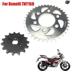 ベネリ TNT150 BJ150-29A 29B 用オートバイ フロント リア スプロケット チェーン ホイール ギア ギア チェーン スプロケット 13T 15T 37T