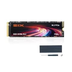 SIX X4000 512GB M.2 2280 SSD PCIe Gen3x4 NVMe 内蔵SSD - 最大読込3,000MB/s・書込1,300MB/sの高速ストレージi 99ab570a