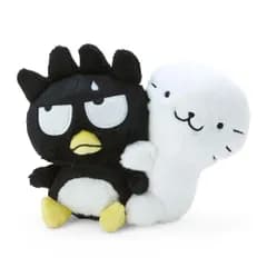 サンリオ(SANRIO) サンリオ バッドばつ丸 ぬいぐるみいつものふたり ぬいぐるみL バツマル ばつ丸 BAD BADTZ-MARU 16×20×10cm キャラクター SANRIO 851531 [バッドばつ丸]