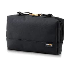 エレコム ガジェットポーチ ガジェット ポーチ 大容量 CORDURA1000 (撥水 高耐久) 6つの仕切りポケット付き ブラック BMA-CDGP01BKys
