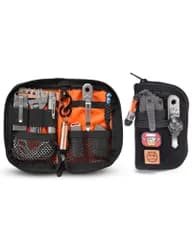 VIPERADE VE10 EDC ポーチ 10 区画 ポケットオーガナイザー ツールポーチ DIY パッチエリア付き EDC オーガナイザーポーチ、男性用EDCポケットオーガナイザーys