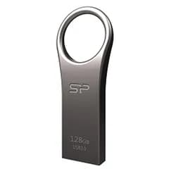 シリコンパワー USBメモリ 128GB USB3.1 / USB3.0 亜鉛合金ボディ 防水 防塵 耐衝撃 PS4動作確認済 Jewel J80 SP128GBUF3J80V1TJA(カラー: ブラック)