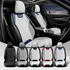 WeCar ノア ヴォクシー 90系 カーシートカバー 車用 シートカバー 接触冷感 夏用 ひんやり 冷感カバー 爽涼 吸湿速乾 通気性 撥水 座席保護 普通車 汚れ防止 丸洗いok フィット 滑り止め 取付簡単 ブラック 助手席用ts
