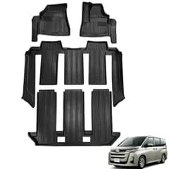 トヨタ 新型 との互換性あり ノア ヴォクシー 90系 7人乗用 3Dフロアマット 3Dカーマット 車専用 フロアマット 立体カーマット TPE材質 耐汚れ 抗菌効果 防水 滑り防止 保護パーツ カー用品 （1~3列目 4PCS）ts