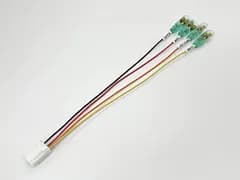 2376 【日本製】 90系 ノア ヴォクシー 電源取り出し オプションカプラー ダブルギボシ マークチューブ付きts