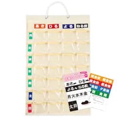Libexy お薬カレンダー 1週間 壁掛け 薬 飲み忘れ防止 投薬 服薬 収納 ケース ポケット 抗菌 おくすりカレンダー (M(小物ポケットなし/薬多め))(カラー: ホワイト)