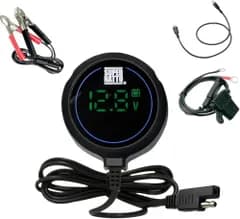 スーパーナット スマホ用のでバイク充電が可能！ コンセントが無い場所でもOK! マンション用 YX30W 12Vバイクバッテリー用 USB電源対応 2A 全自動充電器 電圧表示 車両ケーブル付属 コンセント不要as 1217284b