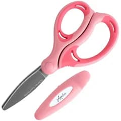 コクヨ(KOKUYO) ハサミ こども 右手用 エアロフィットサクサ グルーレス刃 ピンク ハサ-P270P(カラー: ピンク(右利き用))