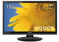 シャープ 液晶 テレビ ハイビジョン 外付HDD対応(裏番組録画) AQUOS ブラック 19V型 2T-C19ADB 