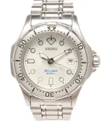 セイコー 腕時計 ダイバーズ 7N35-6000 クオーツ ホワイト レディース メンズ SEIKO