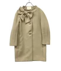 ケイトスペード ノーカラーリボンコート NJMU2253 レディース SIZE 2 (M) Kate Spade