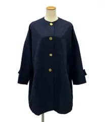 美品 トラディショナルウェザーウェア マールトンノーカラーコート MACKJ202509 レディース SIZE 34 (XS) Traditional Weatherwear