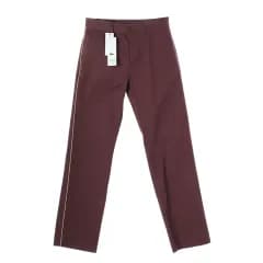 (新品) ラコステライブ 21FW サイド ライン バイカラー コットンパンツ