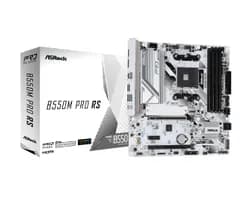 ASRock マザーボード B550M Pro RS AMD Ryzen 5000 シリーズ CPU (Soket AM4) 対応 B550 チップセット Micro ATX DDR4 マザーボード 【国内正規代理店品】 