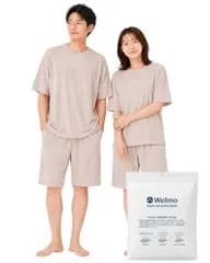 【新品】[Wellmo] リカバリーウェア 夏 半袖 上下セット 《血行促進/なめらかな肌触り》 遠赤外線 プロフェッショナルアパレル メンズ レディース