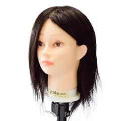 【美容商社監修◎サロン定番】ON beauty JUN Bleach cut&color lessonwig ☆ブリーチ練習に最適☆ ブリーチ ヘアカラー カット レッスン ウィッグ 練習用 人毛100% ヘア マネキン 美容師 (01155 25efac82