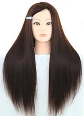 【ヘルスリフェ】 マネキンヘッド カットウィッグ カットマネキン モデルウィッグ ヘアマネキン ウイッグカット 編み込み練習用 カット練習用 姫カット ロングヘアー 編み込み練習 プロ用 耐熱ファイバー 耐熱 国家試験対策用 26X20x16 400b8ab2