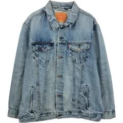 古着 リーバイス Levi's デニムジャケット Gジャン メンズXXXL相当/eaa659521