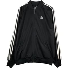 古着 80~90年代 アディダス adidas トレフォイルロゴ ジャージ トラックジャケット メンズL相当 ヴィンテージ/eaa654676
