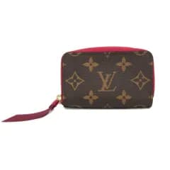 ルイ・ヴィトン(Louis Vuitton) モノグラム ミュルティカルト M61299 モノグラム カードケース ブラウン,フューシャ