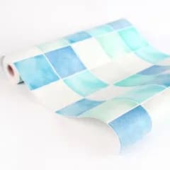壁紙シール 貼る壁紙 HWP-21623 ブルー 50cm×1m 剥がせる壁紙 壁紙