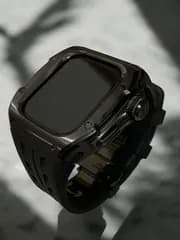 タイトル　アップルウォッチカバーケースApple Watchラバーバンドベルト メタル　25