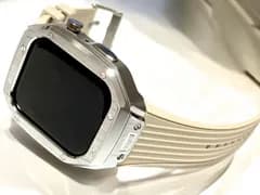 アップルウォッチ改良版新作カバーケースApple Watchラバーベルトカスタム115