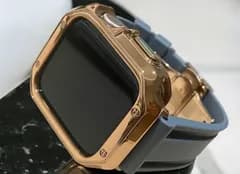 Apple WatchフレームカバーTPUケースand ラバーベルトカスタムバンドセット 38.40.41.42.44.45.49ultra ウルトラ 130