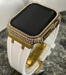a-1   アップルウォッチ用　シームレス　バンド　別注ラバー　ベルトAppleWatch キラキラ　カスタム　カバー　ケース　38 40 41 42 44 46 49mm Ultra　SE　