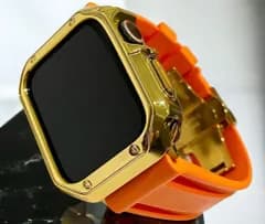 Apple WatchフレームカバーTPUケースand ラバーベルトカスタムバンドセット 38.40.41.42.44.45.49ultra ウルトラ 116