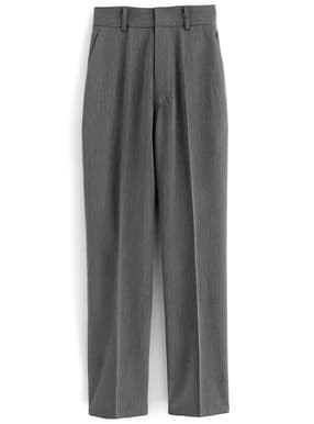 センタープレステーパードパンツ