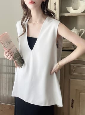 前後差ヘムロングベスト