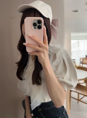 バックサテンリボンキャップ