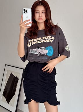 ロゴサガラ刺繍ビッグTシャツ