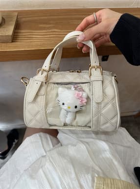 2Wayぬい活キルティングボストンバッグ