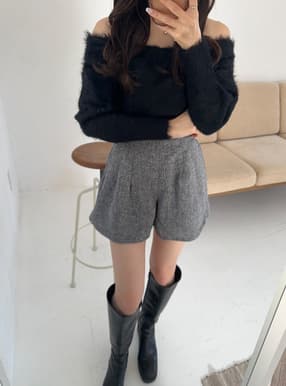 ツイードショートパンツ