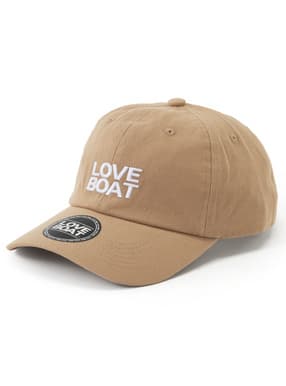 LOVE BOAT ロゴ刺繍キャップ