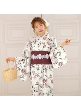 3点セット2Way花柄セパレート浴衣
