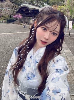 水彩花柄浴衣セット
